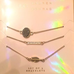 Set of 3 lauren Conrad bracelets